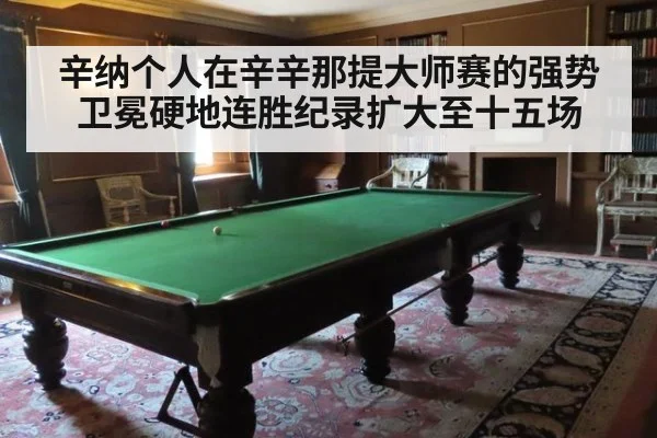 辛纳个人在辛辛那提大师赛的强势卫冕硬地连胜纪录扩大至十五场
